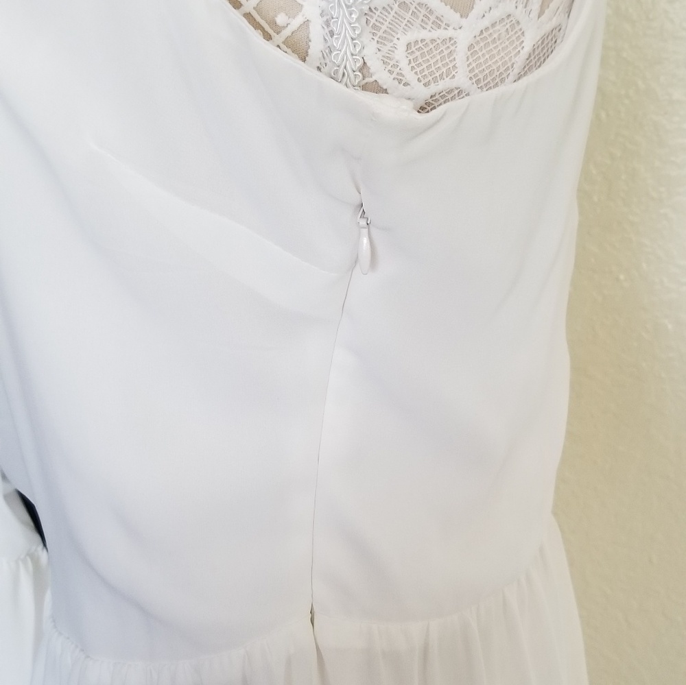 Maxi intricate back white dress - Picture 4 of 6